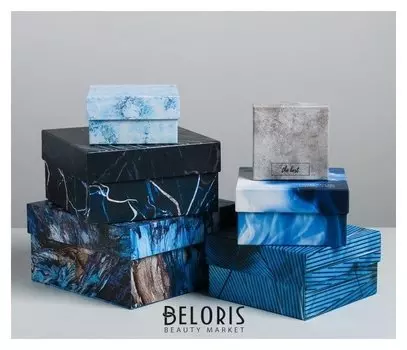 Набор подарочных коробок 6 в 1 «Цвет настроения», 8 × 8 × 4.5‒18 × 18 × 9.5 см