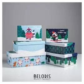 Набор подарочных коробок 6 в 1 «Персонажи», 32,5 х 20 х 12,5 - 20 х 12,5 х 7,5 см