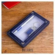 Набор подарочный 2в1 (Ручка, брелок)