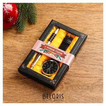 Набор подарочный 2в1 (Ручка, часы)