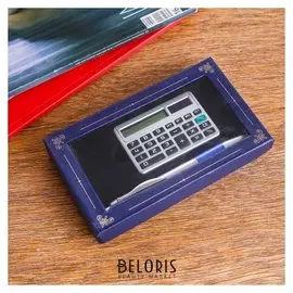 Набор подарочный 2в1 (Ручка, калькулятор)