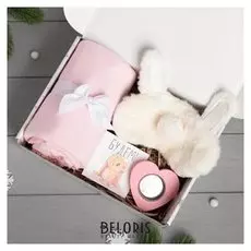 Набор подарочный "Празднички" плед и акс