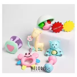 Набор погремушек «Карусельки», 7 игрушек