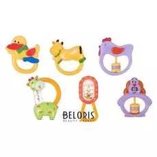 Набор погремушек "Веселое занятие" 6 шт