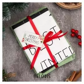 Набор полотенец "Этель" Best Winter Wishes 2шт, 100% хл.