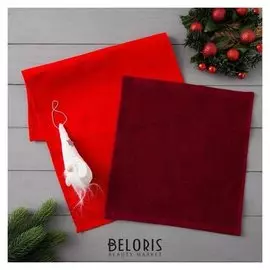 Набор полотенец Lovelife "Волшебник" (Вид 1) : вафля 35*60 см, махра 30*30 см + игрушка