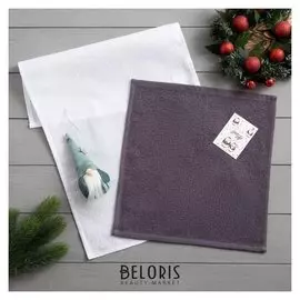 Набор полотенец Lovelife «Волшебник» вафля 35х60 см, махра 30х30 см + игрушка