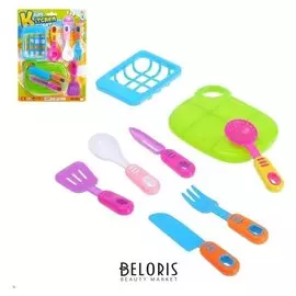 Набор посуды Столовые приборы, с доской для резки