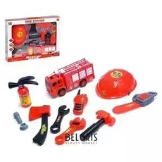 Набор пожарного Пожарная станция 11 предметов