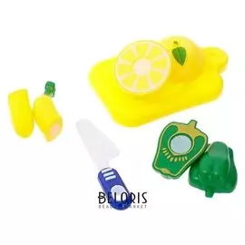 Набор продуктов для нарезки на липучках "Овощи/фрукты"