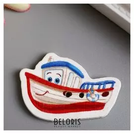 Набор пуговиц для творчества дерево "Довольный пароход" набор 15 шт 2,3х3,4 см