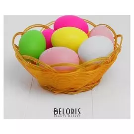 Набор яиц для декорирования, 10 шт, в корзинке