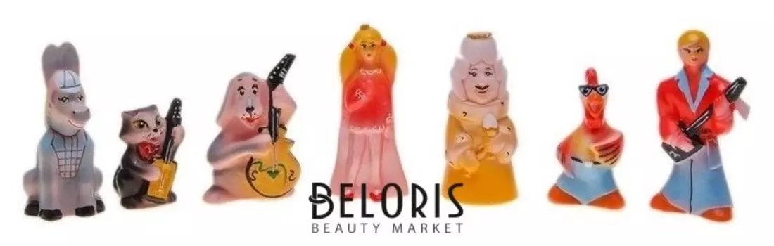 Набор резиновых игрушек Бременские музыканты