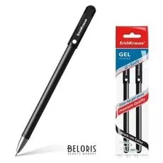 Набор ручек гелевых 2 штуки G-soft, узел-игла 0.38 мм, чернила чёрные