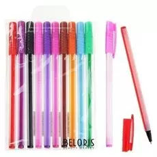 Набор ручек шариковых Полоски 10 шт.