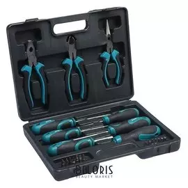 Набор ручного инструмента Bort Btk-24, 23 предмета, сталь Crv, кейс