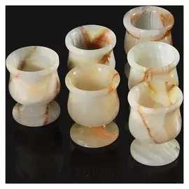 Набор рюмок «Грация», 6 шт 3,5х5 см, оникс