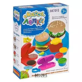 Набор с массой для лепки "Фастфуд"