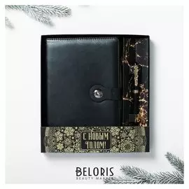 Набор «С новым годом», блокнот, ручка с клипом