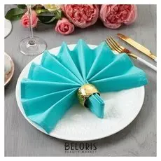 Набор салфеток «Этель» мятная карамель, 40х40см - 4 шт