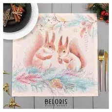 Набор салфеток "Этель" Pink Magic (Вид 3) 40х40см -2шт, 100% хл, саржа 190 гр/м2