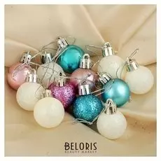 Набор шаров пластик D-3 см, 12 шт "Бриджит"