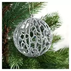 Набор шаров пластик D-8 см, 2 шт "Сфера блеска"