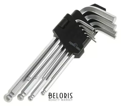 Набор шестигранников "Сервис ключ", Proffi, 9 пр., удлиненные