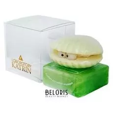 Набор шипучая соль "Ракушка"и глицериновое мыло"мятное настроение", 140 г