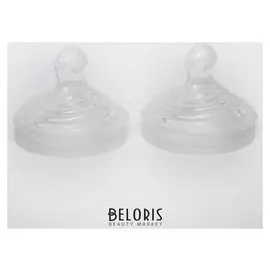 Набор силиконовых сосок, 2 шт., от 6 мес., размер 2 M