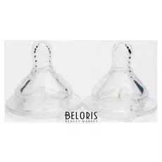 Набор силиконовых сосок, широкое горло, 2 шт., размер M, средний поток