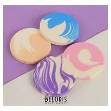 Набор спонжей для нанесения косметики «Круги», D = 5,5 см, 4 шт