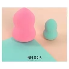 Набор спонжей для нанесения косметики, мини, увеличиваются при намокании, 2 шт