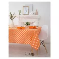 Набор столовый "Этель" яркий цитрус (Вид2) скатерть 150х300 см, салфетка 40х40 см 12 шт., рогожка