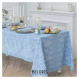 Набор столовый «Этель», скатерть 150 × 150 см, салфетки 40 × 40 см 4 шт., 100%-ный хлопок с вмго