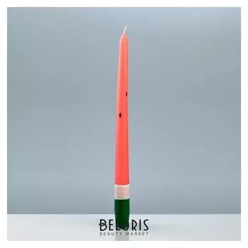 Набор свечей "Арбуз античные №2s", 2,3×30 см, розовые