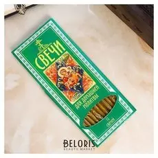 Набор свечей для домашней молитвы "Неопалимая купина", 12 штук