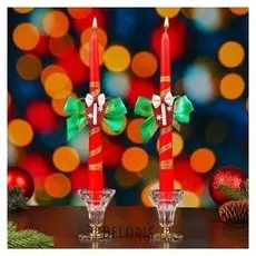 Набор свечей "Новогодний. подарок", 24х2 см