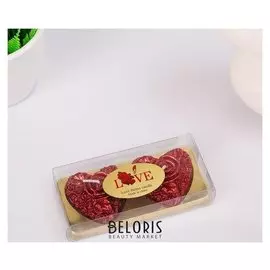 Набор свечей Сердце в розой 5х2,5 см