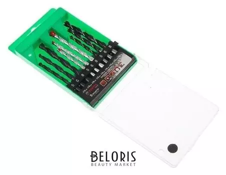 Набор сверл комбинированный Tundra, цилиндрический хвостовик, 5-6-8 мм, 9 шт.