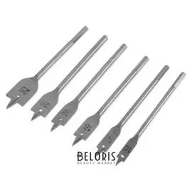 Набор сверл перовых Tundra, шестигранный хвостовик, 10-12-16-18-20-25 мм