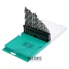 Набор сверл по металлу Tundra, Hss, цилиндрический хвостовик, 1 - 10 мм, 19 шт.