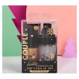 Набор: тональный крем и праймер-фиксатор для макияжа "Christmas Mood"