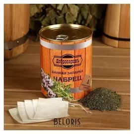 Набор в банке запарка "Чабрец", 5 фильтр пакетов