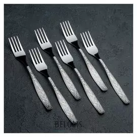 Набор вилок столовых «Уралочка», H=20 см, 6 шт, толщина 2 мм