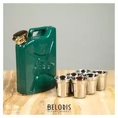 Набор винный "Канистра", зелёный, 1.2 л