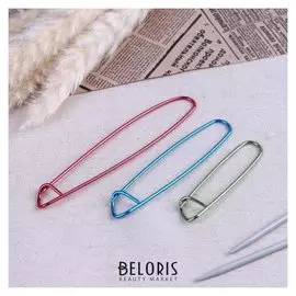 Набор вспомогательных булавок для вязания, 3 шт, 9/11,5/15 см