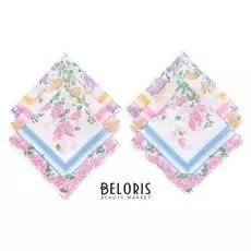 Набор женских носовых платков Etteggy 45450-2 30х30см 6шт ситец 66г/м, хл100%