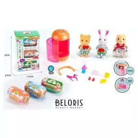 Набор Животные с аксессуарами 3 фигурки