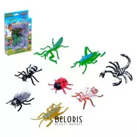 Набор животных «Насекомые», 8 фигурок